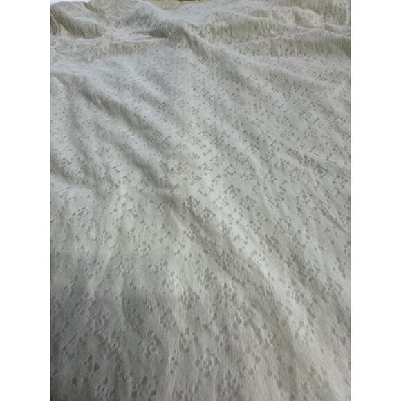 Eddie Bauer Outdoor Cream 1/4 Button Down Size XL Semi Sheer Pattern - Picture 5 of 7